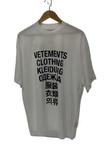 VETEMENTS◆Tシャツ/XS/WHT