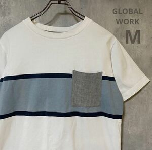 グローバルワーク　GLOBAL WORK Tシャツ　M 綿74%