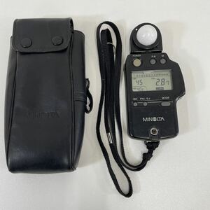 G◎ MINOLTA ミノルタ 露出計 AUTO METER IV F オートメーター IVF 動作確認済み キズ汚れ有り