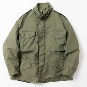 希少サイズ LARGE SHORT U.S.ARMY M-65 フィールドジャケット2nd アルミジップ 米軍実物 vintage アメリカ軍 ファスナー FIELD JACKET M65