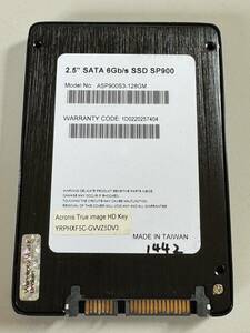 ADATA SSD 128GB【動作確認済み】1442　