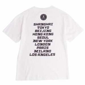 美品 モンクレール MONCLER GENIUS Tシャツ カットソー 半袖 ショートスリーブ トップス メンズ XS ホワイト cg06od-rm05f04372