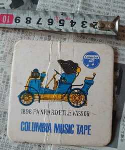 匿名可能　当時物　コロンビアミュージックテープ　COLUMBIA MUSIC TAPE　紙性コースター　景品