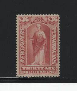 アメリカ　1879年　36ドル　未使用切手　NG