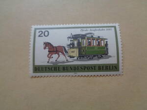 ドイツ（東ドイツ・ベルリン）切手　1971年　交通切手　鉄道車両・馬車(1880年)　　20
