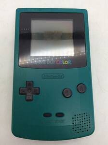 #3721 GAMEBOY COLOR ゲームボーイカラー 本体 緑 ジャンク扱い 動作未確認 現状品