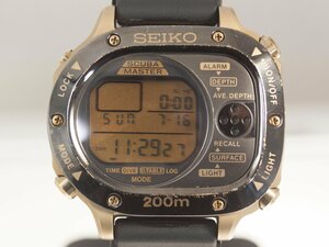 【SEIKO】セイコー「スキューバマスター」M725-5A00 クォーツ メンズ 腕時計【訳あり/バックライト不良】