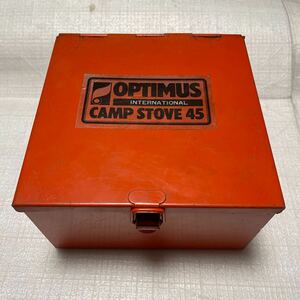 Optimus International Camp Stove 45 金属製箱　ケース