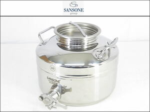 ■③■未使用■展示品■SANSONE/サンソン■ウォータージャグ■10L■NSF■18/10■イタリア製■