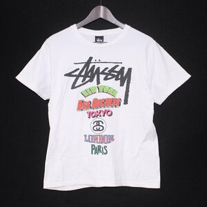 stussy ステューシー ワールドツアー Tシャツ S