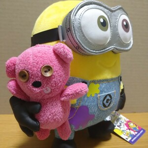 colorful panic ミニオン ミニオンズ MINION USJ限定 ユニバ USJ ティム カラフルパニック ピンク pink tim bob gift ボブ ぬいぐるみ 