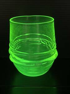 ウラン　ウランガラス　グラス　食器　タンブラー コップ ロックグラス　アイスグラス　透明食器　1円スタート