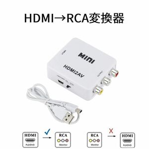 HDMI→RCA変換器