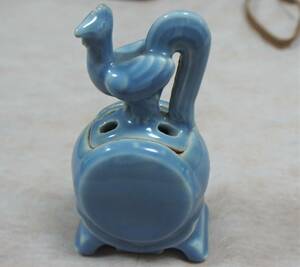 京焼　泰平居（泰平窯）　天藍香炉　酉文　香道具