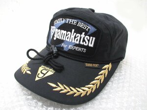 ■◆稀少　がまかつ　旧ロゴ　ゴアテックス　キャップ　gamakatsu GORE-TEX CAP 日本製　フリーサイズ 再