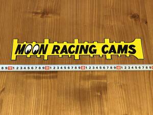 38cm !!! 大きい !!! 紙製 MOON Racing Cams ステッカー Lサイズ mooneyes ムーンアイズ 普通郵便220円発送可