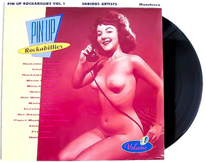 廃盤 LP レコード ★ 貴重盤 !!! 超人気 ネオロカ コンピ 1994年 オリジナル盤 ★ PIN UP ROCKBILLES VOL.1★ ネオロカビリー サイコビリー