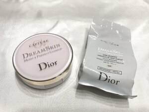 ■【YS-1】 未使用 ■ Christian Dior ■ カプチュール ドリームスキン モイストクッション 000 15g ■ ケース 付き 【同梱可能商品】■D