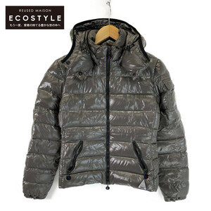 国内正規/ MONCLER モンクレール BADY フード付 ショート丈ダウン ジャケット 0 グレー レディース