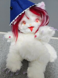 【しまうま屋】アートドール サメネコ ハンドメイド ぬいぐるみ 猫 ケモノ 獣人