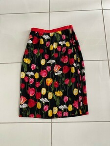 【DOLCE＆GABBANA】ドルチェアンドガッバーナ　プリントスカート　３８　新品