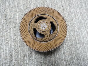 昭和レトロ　未使用 南部鉄器　伝統工芸　金属工芸　灰皿　（5742）