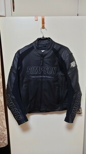 SIMPSON レザージャケット ライダースジャケット シンプソンジャケット シンプソン未使用本革千葉県市川市からの出品直接引き取りOKです