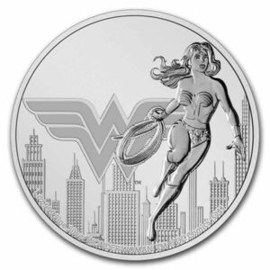 新作2021 Niue 1 oz .銀貨　1オンス　JUSTICE LEAGUE WONDER WOMAN