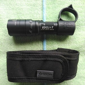 SUREFIRE　EDCL1-T 　　Hi500/Low5ルーメンサイリウム　フラッシュライトリング取り付け　クリップ取り外し　オマケ付き