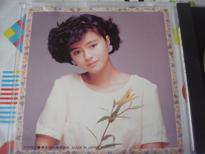 CA32-1260　花図鑑 　 ステッカー付 　薬師丸ひろ子 初期 CD アルバム　1986　東芝ＥＭＩ