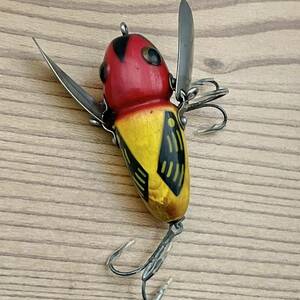 ヘドン　Heddon #2100 Zinc eyes 出目タイプ　YRHカラー　2PC-rig