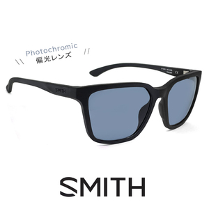 新品 SMITH スミス 偏光サングラス Shoutout CORE Matte Black Polarized Gray 140 M9 シャウトアウト スクエア ウェリントン