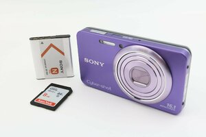 《動作保証》SONY ソニー Cyber-shot サイバーショット DSC-W570 コンパクト デジタル カメラ 1610万画素 広角25mm バッテリー SDカード付