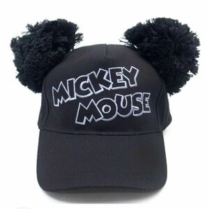 disney ミッキー 耳付きキャップ　ディズニー　帽子