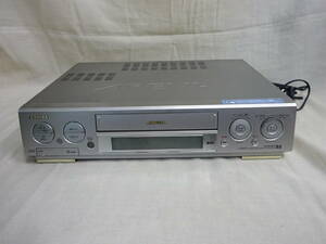 (く-L-1649)TOSHIBA 東芝 ビデオデッキ A-SB100 ARENA S-VHS カセットVTR ステレオビデオレコーダー 通電確認 中古