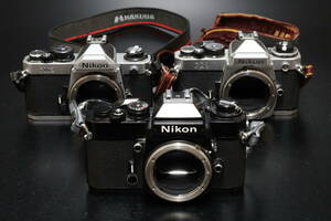 K569 Nikon FM2 Nikon EL2 ニコン カメラ ボディ 3点