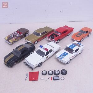 製作品 AMT他 1/25等 ’58 Edsel Pacer/シボレー コルベット スティングレイ/シェルビー GT350 他 計7点セット 破損有 ジャンク【20