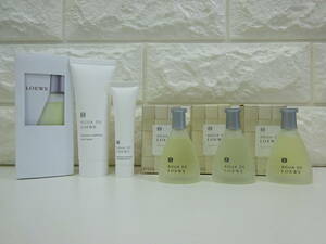 5点セット LOEWE ロエベ agua de LOEWE オードトワレ EDT 10ml × 3 ボディ バーム 40ml フェイスクリーム 15ml アクア アメニティ 150M-07