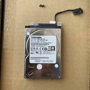 TOSHIBA MQ01ABD100 AH53/B3 AH53/B2 AH53/C2 AH50/A3 AH50/B3 HDD増設　マウンタ　HDD接続ケーブル セット