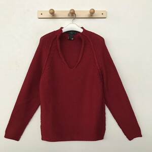 ROBERTO COLLINA PER SHIPS ロベルトコリーナ シップス イタリア製 メンズ Vネックニット セーター 美品 size L/XL