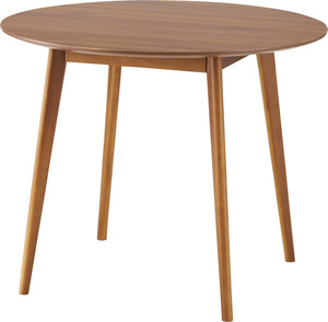 ラウンドテーブル テーブル TAP-001BR ブラウン 丸テーブル ダイニングテーブル コンパクト 円形 丸型 シンプル モダン 北欧 木製