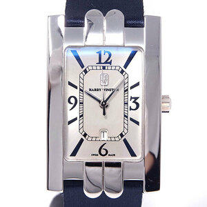 【ハリーウィンストン】アベニュー ミッドサイズ K18WG 美品 時計 HARRY WINSTON