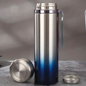 500mlステンレス鋼断熱ウォーターボトル　魔法瓶　飲料用　水筒　ホット＆コールド