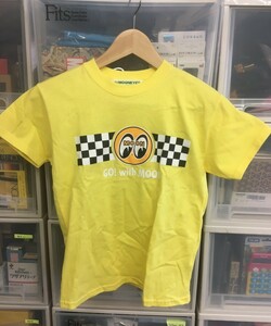 【店頭展示品】キッズ GO WITH MOON Tシャツ 黄　M(150)