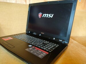 ★MSI ゲーミングPC GT72VR 6RE MS-1785 第６世代 Core i7 ストレージ無し 電源アダプター付き ジャンク品★