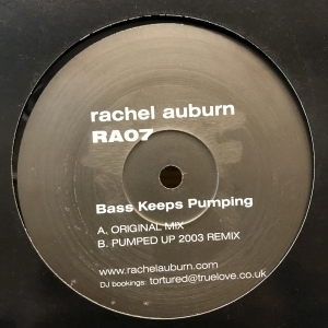 12inchレコード RACHEL AUBURN / BASS KEEPS PUMPIN