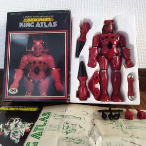 KＩＮＧ　ＡＴＬＡＳ　１９７８　当時　イタリア版　鋼鉄ジーグ　タカラ　合金　マグネモ　MEGO　MICRONAUTS　ミクロマン　MICRONAUTI　GIG