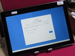 ジャンク ASUS ZenPad 　p01t　os:5　タブレット　wifi 黒　初期化済み　難　8-6362