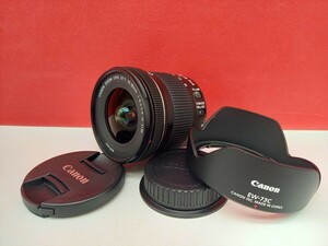 ■防湿庫保管品 CANON EF-S ZOOM LENS 10-18mm F4.5-5.6 IS STM カメラ レンズ 動作確認済 キャノン