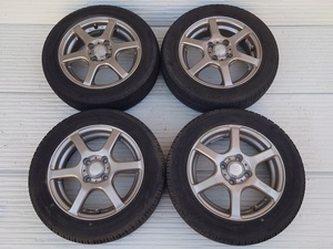 ■アルミホイール LAYCEA CS（レイシア シーエス）14×41/2J+40 PCD 100　4穴 165/65R14　4本セット■